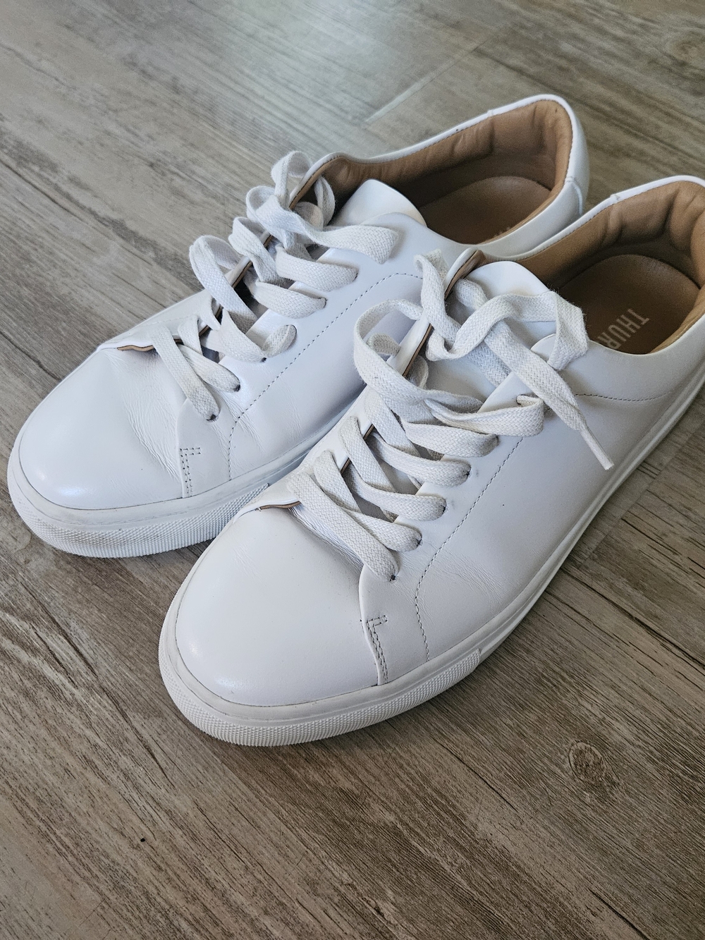 Thursday Boot Company Men's White Leather Everyday Sneakers Size 9 US